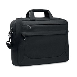 Sac pour ordinateur RPET 600D ROCKYCouleur:Noir