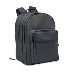Sac à dos ordinateur RPET 300D VALLEY BACKPACKCouleur:Noir