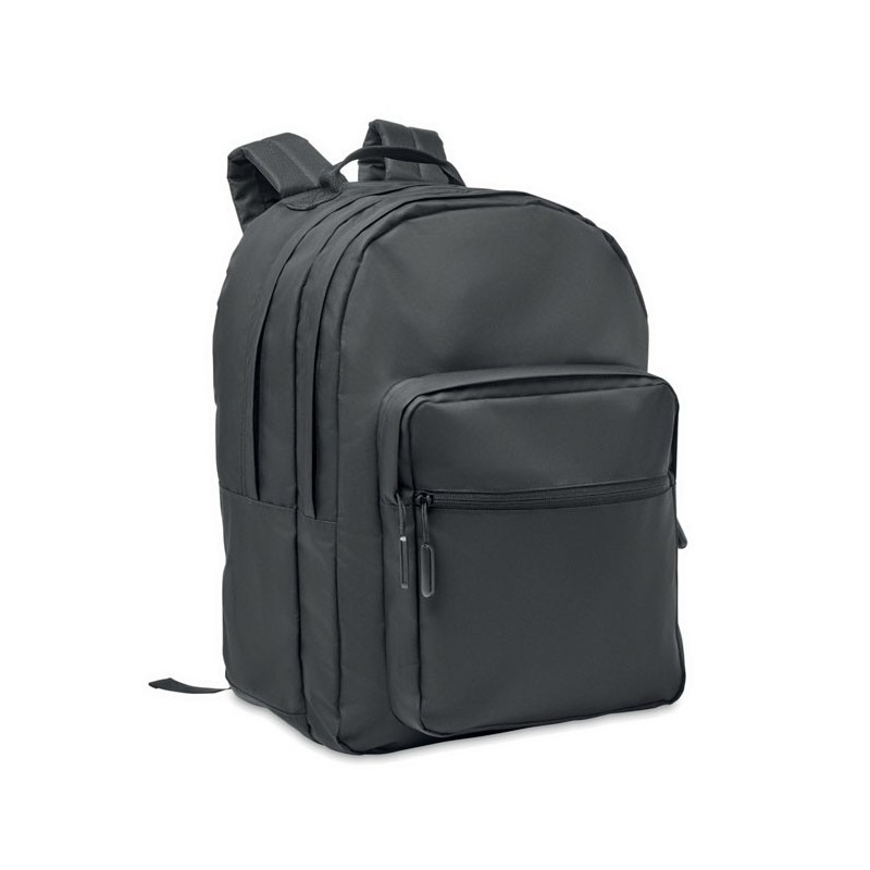 Sac à dos ordinateur RPET 300D VALLEY BACKPACKCouleur:Noir