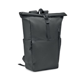 Sac pour ordinateur RPET 300D VALLEY ROLLPACKCouleur:Noir