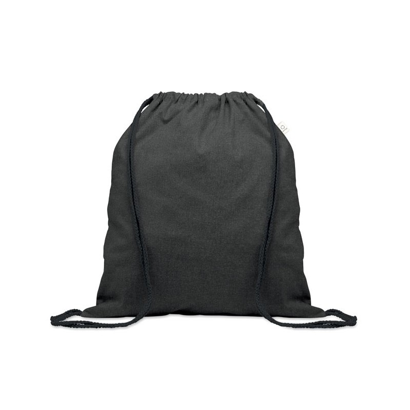 Sac coton recyclé de 140 gr/m² CABETRI COLOURCouleur:Noir