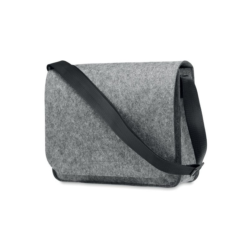 Sac messager en feutre RPET BAGLOCouleur:Gris