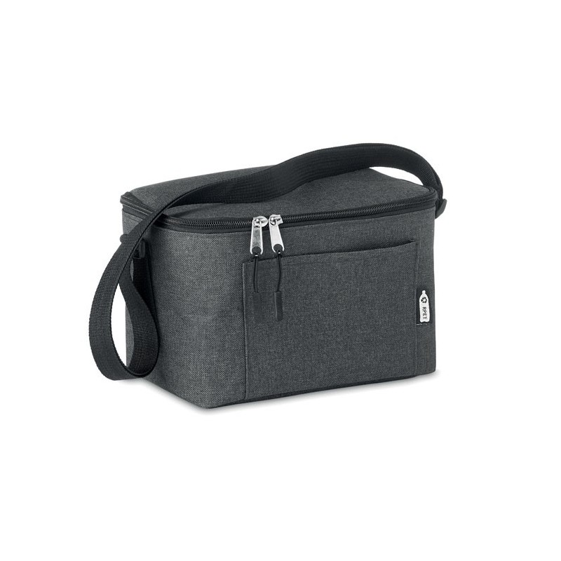 Sac isotherme 2 tons en RPET CUBACouleur:Noir