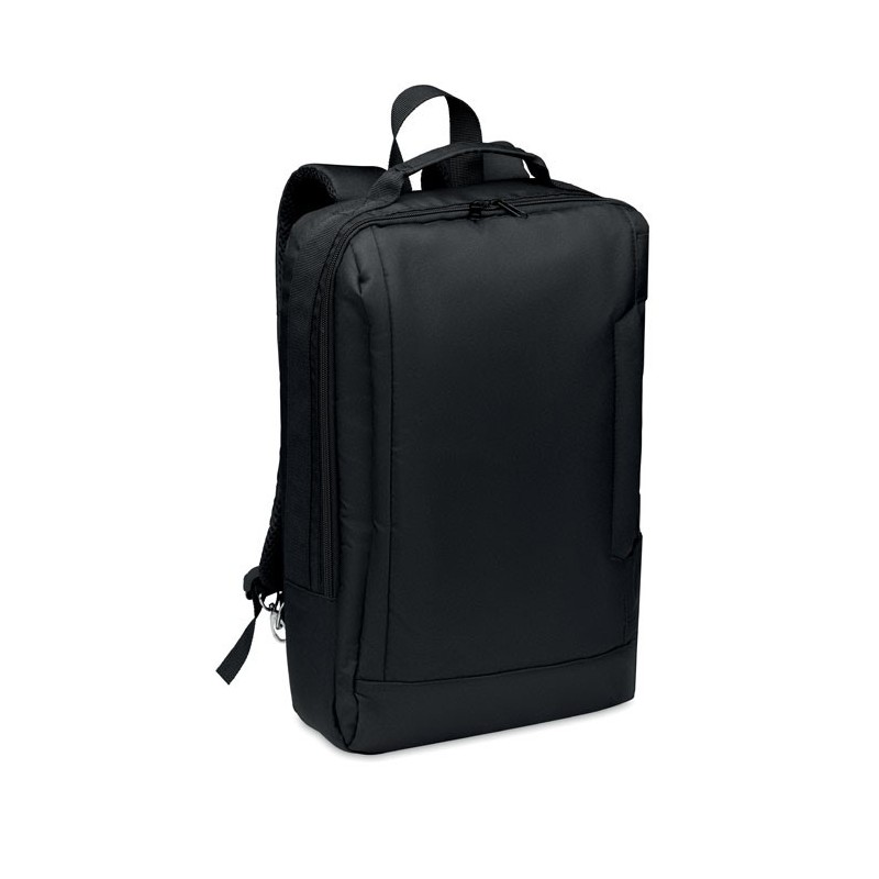 Sac à dos ordinateur 300D RPET SINGAPORECouleur:Noir