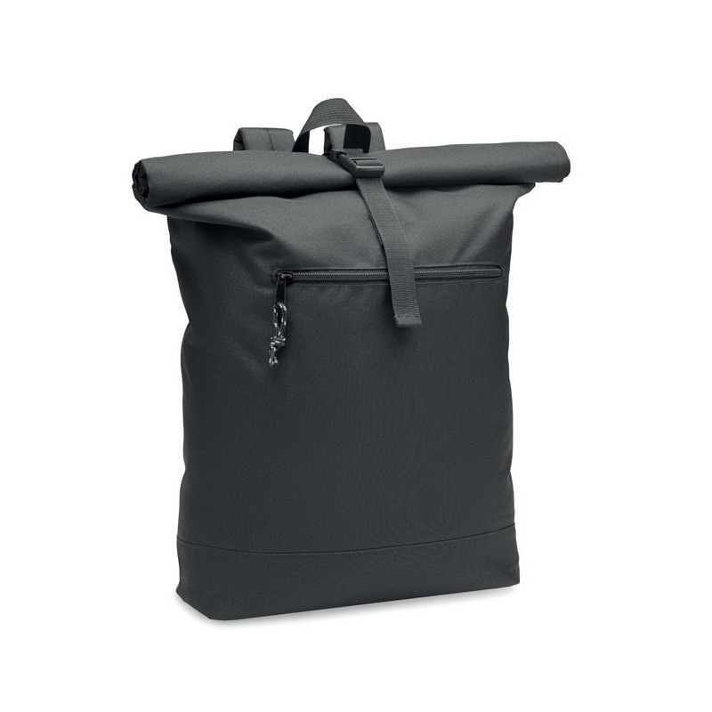 Sac à dos enroulable RPET 600D NAPACouleur:Noir
