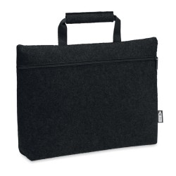 Sac ordinateur feutre RPET TAPLACouleur:Noir