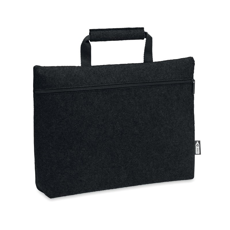 Sac ordinateur feutre RPET TAPLACouleur:Noir
