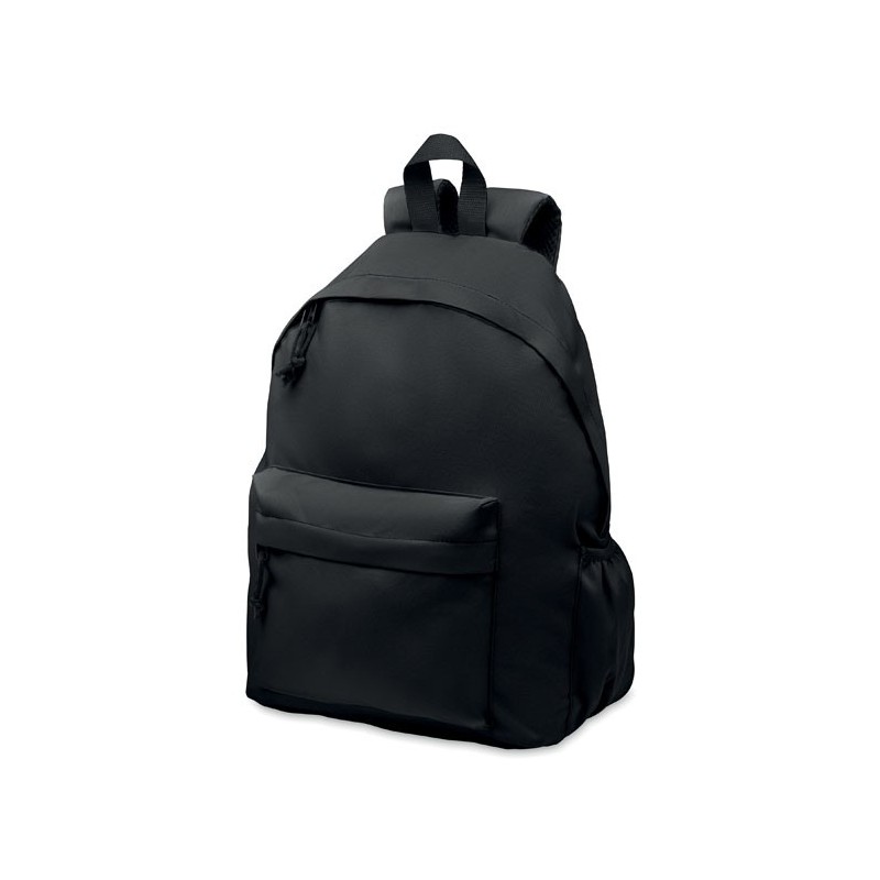 Sac à dos polyester RPET 600D BAPAL+Couleur:Noir