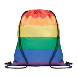 Sac à cordon arc-en-ciel  RPET BOWCouleur:Multicolore