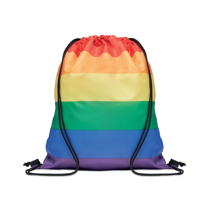 Sac à cordon arc-en-ciel  RPET BOWCouleur:Multicolore