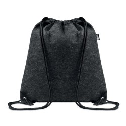 Sac à cordon en feutre RPET INDICOCouleur:Gris Pierre