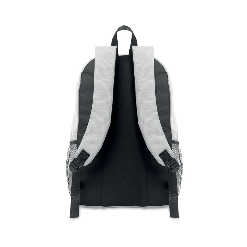 Sac à dos polyester 600D RPET HIGECouleur:Blanc