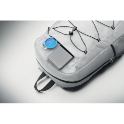 Sac à dos polyester 600D RPET HIGECouleur:Blanc