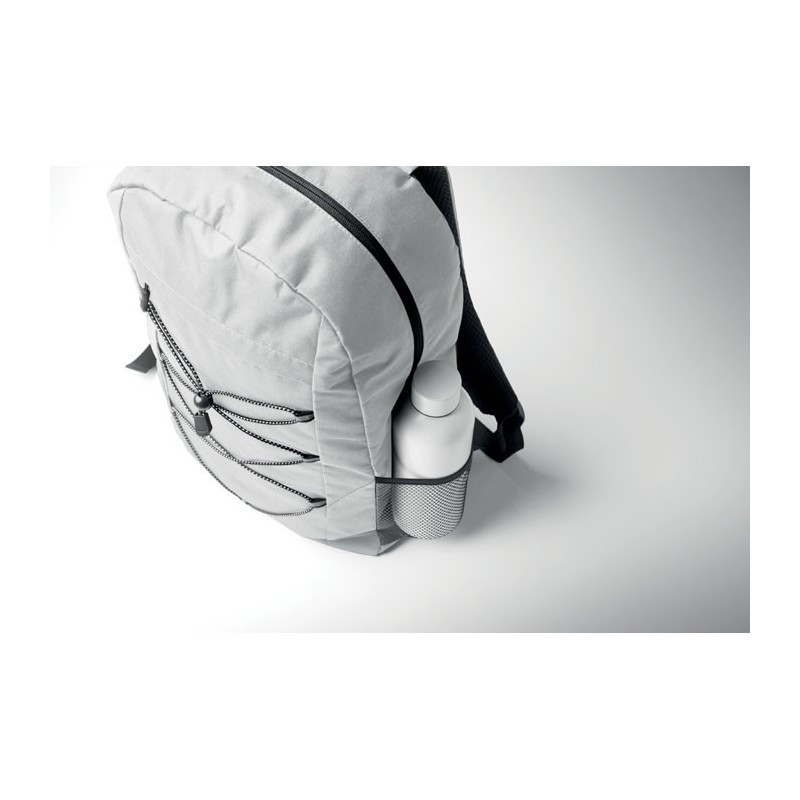 Sac à dos polyester 600D RPET HIGECouleur:Blanc