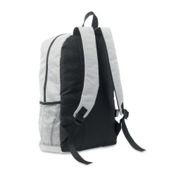 Sac à dos polyester 600D RPET HIGECouleur:Blanc