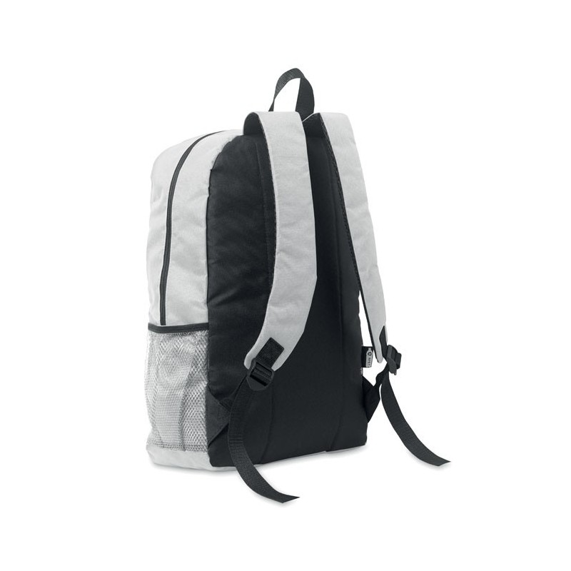 Sac à dos polyester 600D RPET HIGECouleur:Blanc