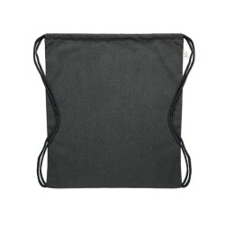 Sac coton recyclé de 140 gr/m² CABETRI COLOURCouleur:Noir
