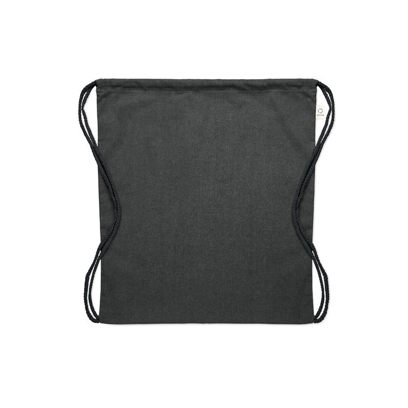 Sac coton recyclé de 140 gr/m² CABETRI COLOURCouleur:Noir