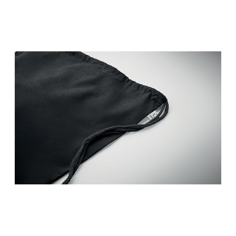 Sac coton recyclé de 140 gr/m² CABETRI COLOURCouleur:Noir