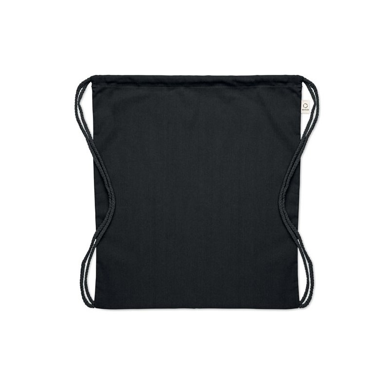 Sac coton recyclé de 140 gr/m² CABETRI COLOURCouleur:Noir
