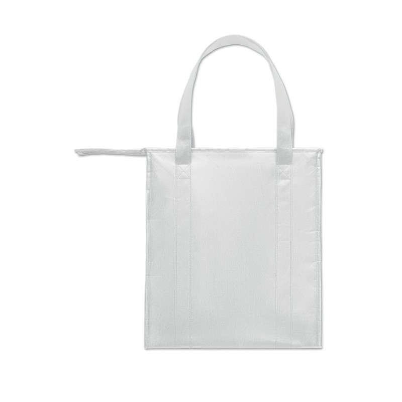 Sac isotherme non tissé RPET WOOLERCouleur:Blanc