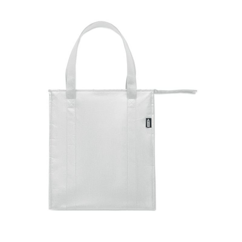 Sac isotherme non tissé RPET WOOLERCouleur:Blanc