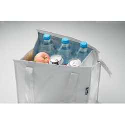 Sac isotherme non tissé RPET WOOLERCouleur:Blanc