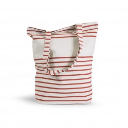 Sac shopping avec fond BIOBEACH Couleur:Rouge