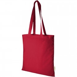 Sac shopping en coton organique Orissa 140 g/m² GOTS Couleur:Rouge