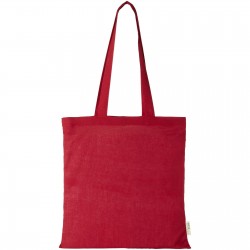 Sac shopping en coton organique Orissa 140 g/m² GOTS Couleur:Rouge