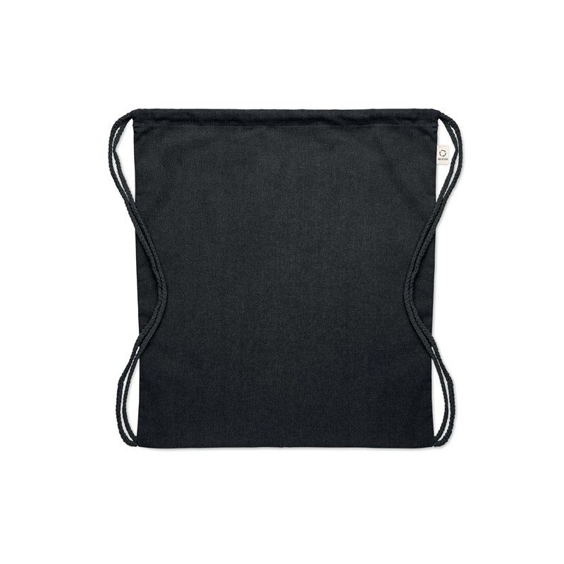 Sac coton recyclé de 140 gr/m² CABETRI COLOURCouleur:Noir