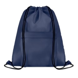 Grand sac cordelette 210D POCKET SHOOPCouleur:Bleu