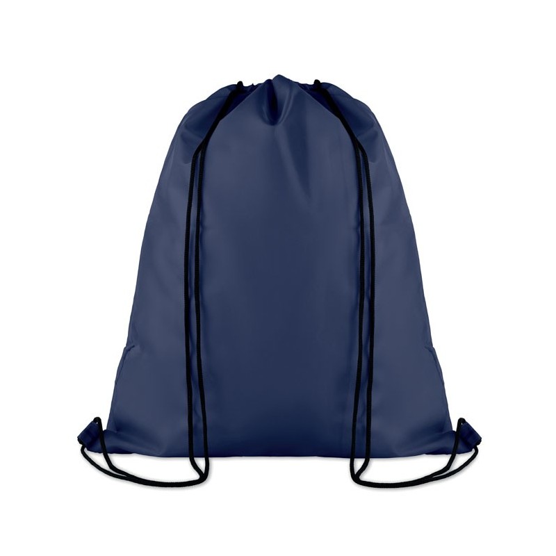 Grand sac cordelette 210D POCKET SHOOPCouleur:Bleu
