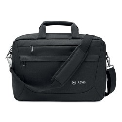 Sac pour ordinateur RPET 600D ROCKYCouleur:Noir