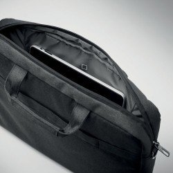 Sac pour ordinateur RPET 600D ROCKYCouleur:Noir