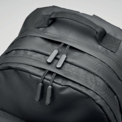 Sac à dos ordinateur RPET 300D VALLEY BACKPACKCouleur:Noir