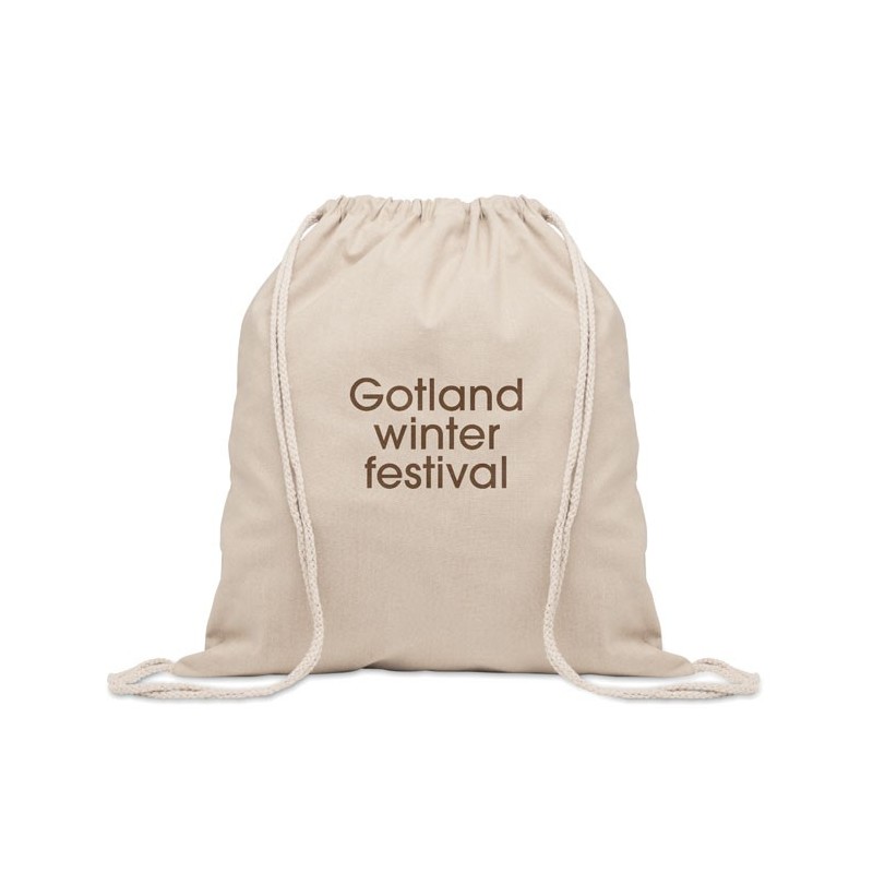 Sac shopping en coton recyclé CABETRICouleur:Beige
