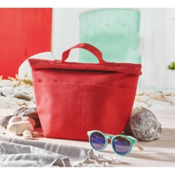 Sac isotherme en coton recyclé RECOBA COLOURCouleur:Rouge