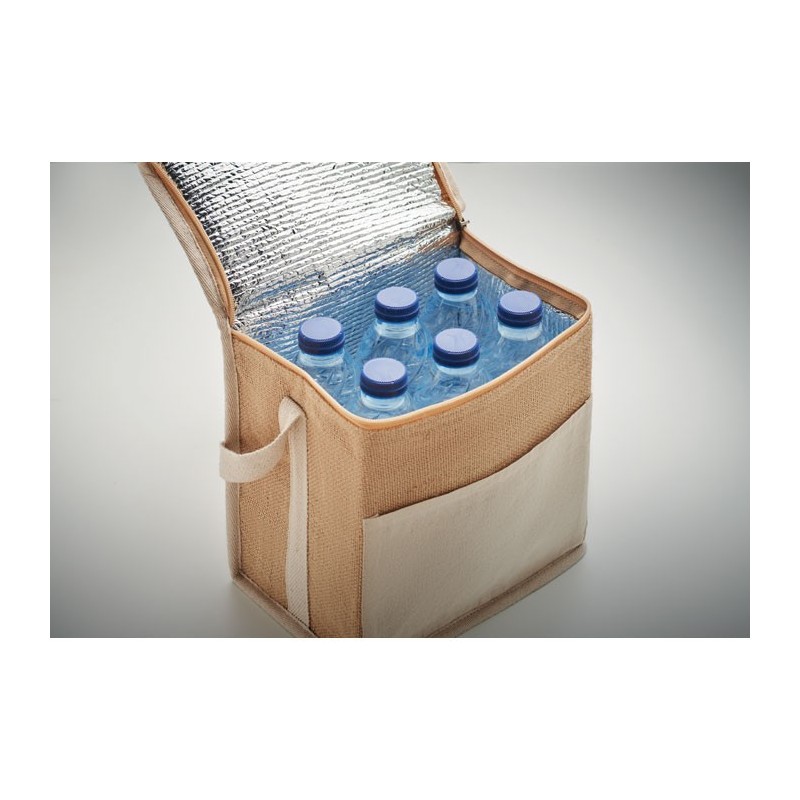 Sac isotherme toile et jute 3L LONACouleur:Beige