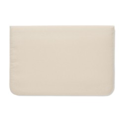 Pochette 15 pouces en coton COTINCouleur:Beige