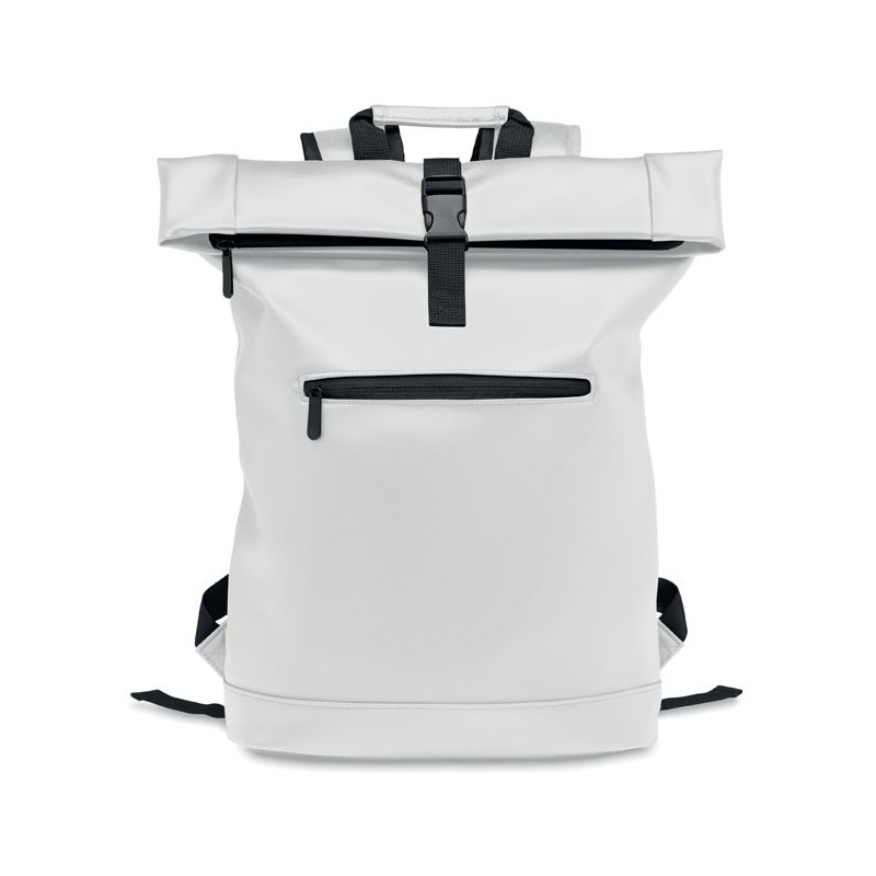 Sac à dos enroulable en PU BAI ROLLCouleur:Blanc