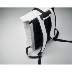 Sac à dos enroulable en PU BAI ROLLCouleur:Blanc