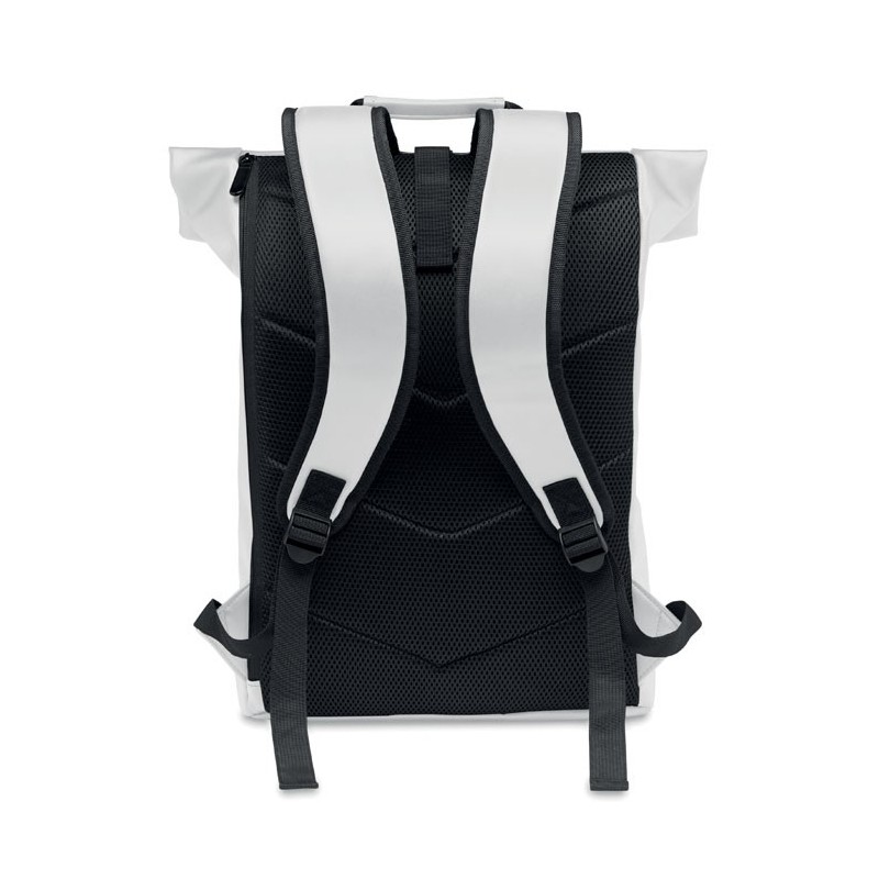 Sac à dos enroulable en PU BAI ROLLCouleur:Blanc