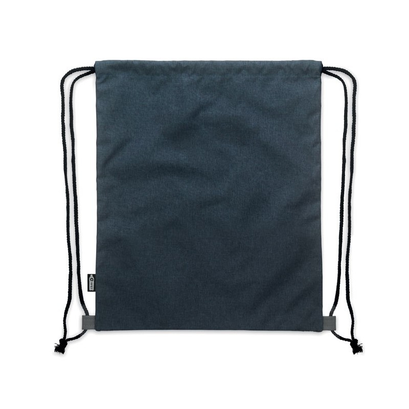 Sac à cordon en PU RPET 2 tons LIBAGCouleur:bleu marine