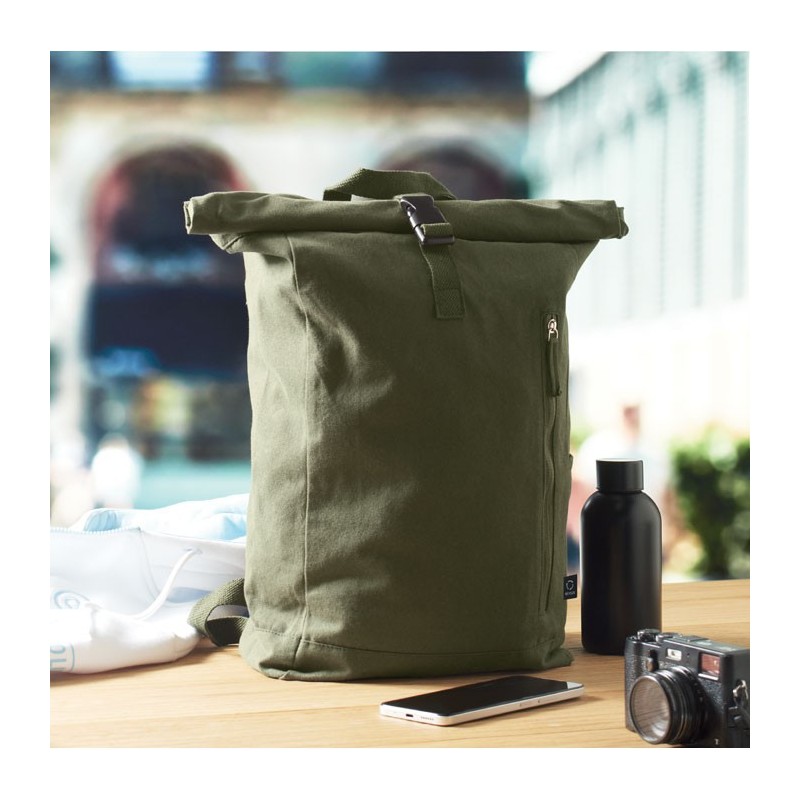Sac à dos enroulable 390 gr/m² KAMET Couleur:Vert Armée