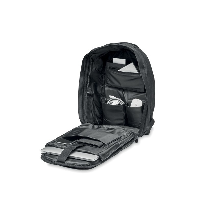 Sac à dos / ordinateur en RPET MUNICHCouleur:Noir