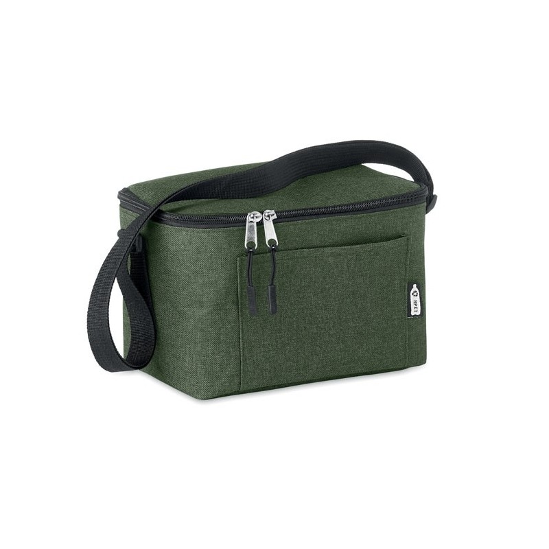 Sac isotherme 2 tons en RPET CUBACouleur:Vert foncé