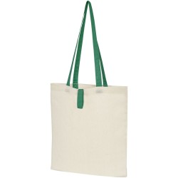 Sac shopping Nevada pliable en coton de 100 g/m² 7LCouleur:Vert