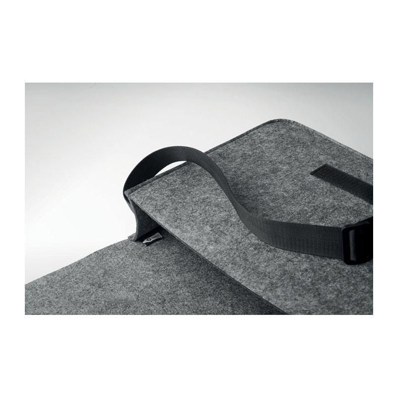 Sac messager en feutre RPET BAGLOCouleur:Gris