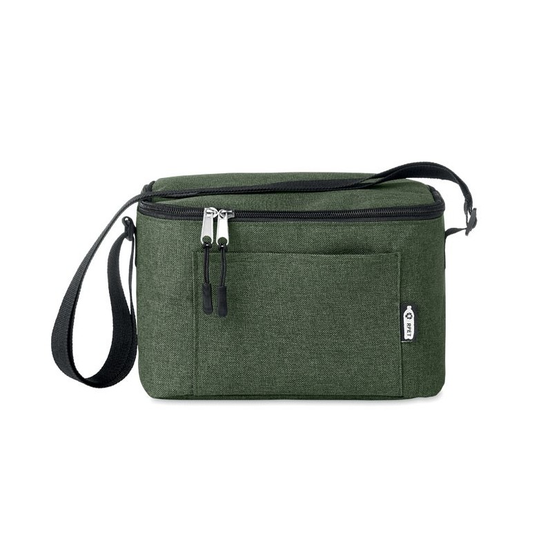 Sac isotherme 2 tons en RPET CUBACouleur:Vert foncé